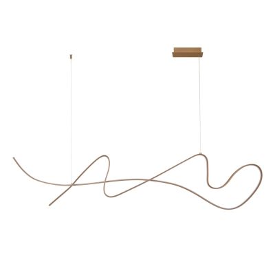 Lucide LAMBADA - Pendant light - LED Dim. - 1x47W 2700K - Champagne Color - Premium